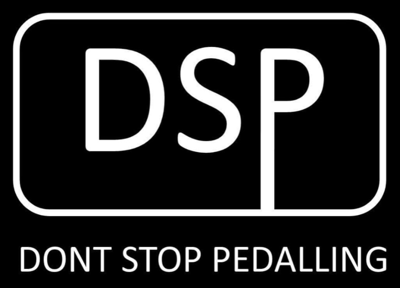 Don't Stop Pedalling logo